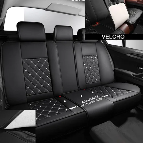 Miniatura 3 de Funda de asiento de automóvil para Dacia Sandero Stepway Sandero 2/3 Stepway - Fundas de asiento trasero de banco dividido - Protectores de asiento