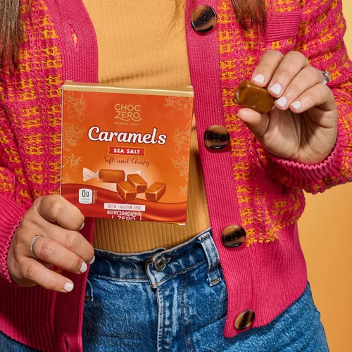 Miniatura 6 de ChocZero Caramelos Sin Azúcar - Dulces Keto - Todo Natural, Suave y Masticable - Bocadillo Bajo en Carbohidratos (Caja de 3.5 Onzas)