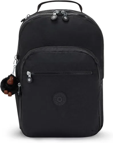 Miniatura 23 de Kipling Seoul - Mochila grande metálica para portátil de 15 pulgadas, Agua (Aqua Flowers)
