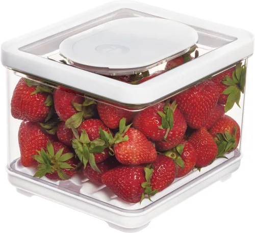 Miniatura 11 de iDesign Large Fridge Produce Bin with Removable Drainage Tray and Lid - Set of 2 - Clear