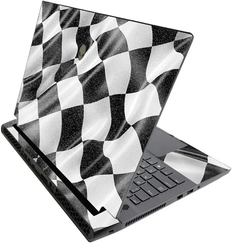 Miniatura 440 de MightySkins - Skin brillante con purpurina para Alienware M17 R3 (2020) y M17 R4 (2021) - Diversión de los años 90 Acabado duradero con purpurina
