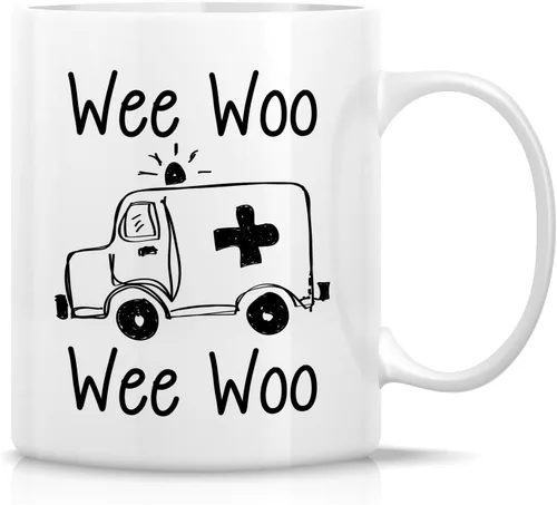 Retreez Divertida taza paramédica de regalo ambulancia EMT médico de primera respuesta 11 oz tazas de café de cerámica – sarcasmo sarcasmo