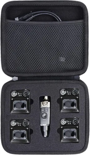 Miniatura 8 de co2CREA Reemplazo de estuche de viaje duro para Xvive U4R2 Sistema de monitoreo intrauditivo inalámbrico IEM Transmisor Receptor Beltpack
