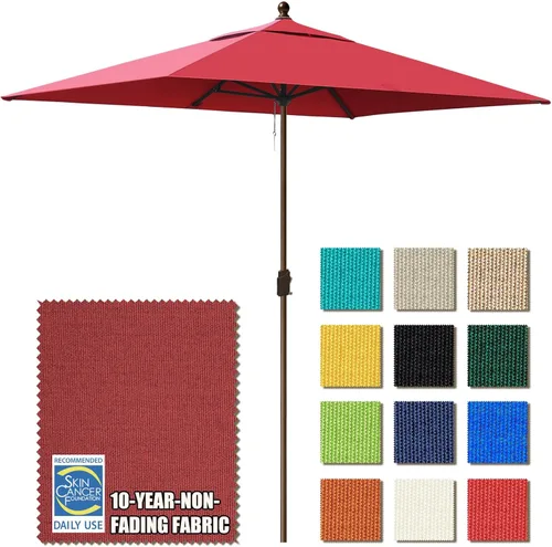 Miniatura 41 de EliteShade USA Sombrilla de Mercado de 9 Pies con Garantía de 10 Años Sin Decoloración, Sombrilla de Patio, Sombrilla de Mesa para Exteriores