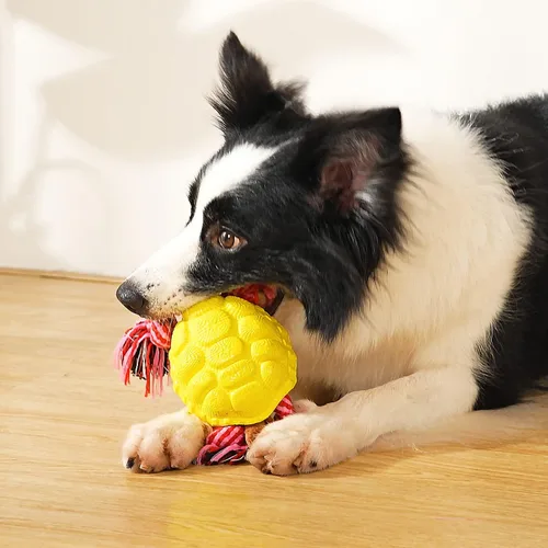 Miniatura 5 de Sedioso Juguete de goma multifuncional para masticar perros medianos y grandes, juguete rompecabezas dispensador de alimentos, masticador agresivo