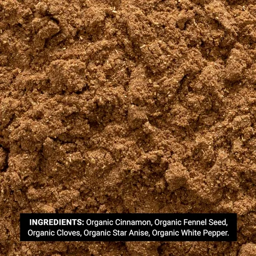 Miniatura 2 de Frontier Co-op Polvo orgánico de cinco especias, bolsa a granel de 1 libra, canela, semillas de hinojo, clavo, anís estrellado y pimienta blanca