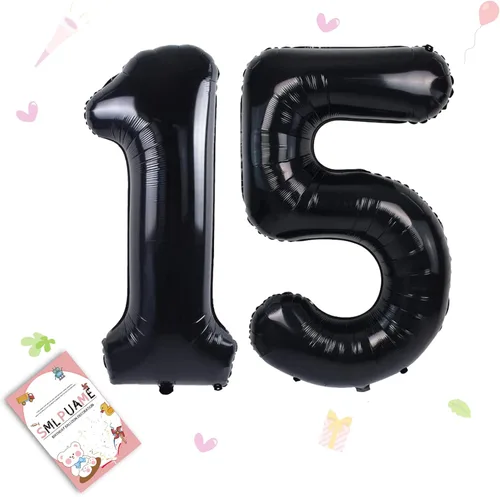 Miniatura 189 de Globos de números de 40 pulgadas del 0 al 9 dorados grandes del número 0, globos digitales para suministros de decoración de celebración de fiesta