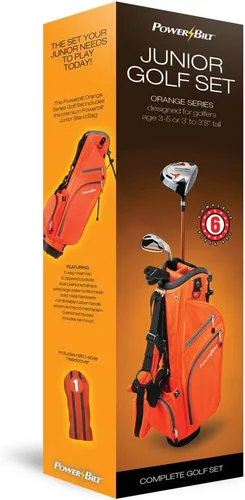 Miniatura 10 de PowerBilt juego de palos de golf junior para niños