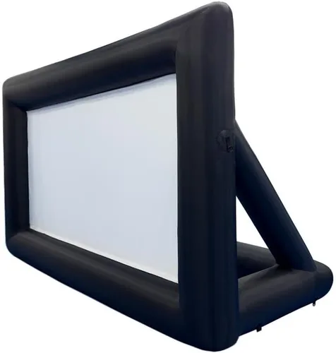 Pantalla de proyector inflable para exteriores, pantalla de película con soplador de aire, pantalla de fácil configuración para patio trasero,