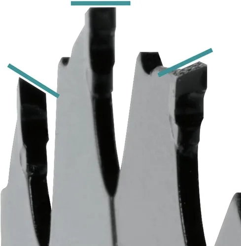 Miniatura 7 de Makita B-61656 7-1/4" 24T - Hoja de sierra circular de máxima eficiencia con punta de carburo, encuadre
