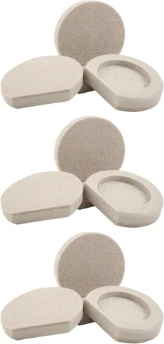 Super Sliders 4703595N Almohadilla deslizante de 3 pulgadas para mover electrodomésticos pesados sin esfuerzo, 3 pulgadas, beige (paquete de 3)