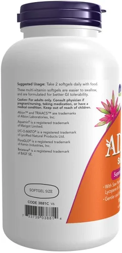 Miniatura 3 de Múltiples vitaminas para hombres Now Foods Adam, 3881, 1, 1