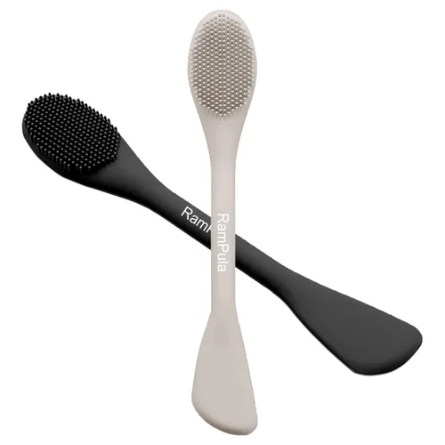 Aplicador de cepillo de máscara facial, cepillos de máscara para limpieza facial y exfoliación, herramienta aplicadora de máscara de arcilla facial,