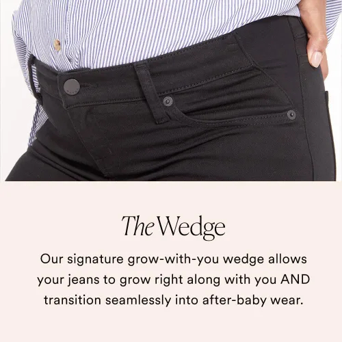 Miniatura 3 de HATCH Slim Maternity Jeans - Under The Belly Pregnancy Jeans That Grow with You - Recycled Stretch Cotton Denim
