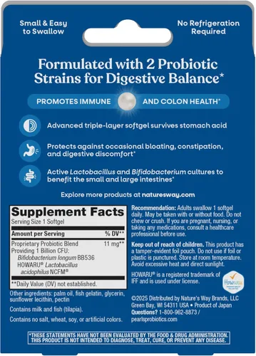 Miniatura 8 de Enzymatic Therapy Perlas de acidophilus , 04293, paquete de de 1, Blanco, 1, 1