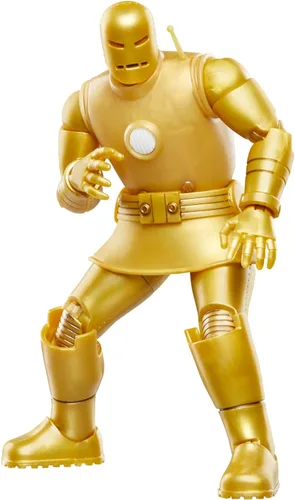 Miniatura 6 de Marvel Legends Series Iron Man (Modelo 01 - Oro), Figura de acción coleccionable de Iron Man Comics de 6 pulgadas, tarjeta de ampolla de inspiración