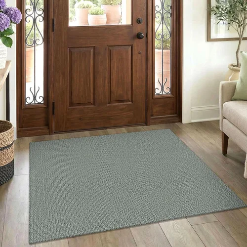 Miniatura 29 de EARTHALL Alfombra pequeña de 2 x 3 pies, lavable para entrada, antideslizante, trenzada, alfombra para puerta interior y exterior, alfombra tejida