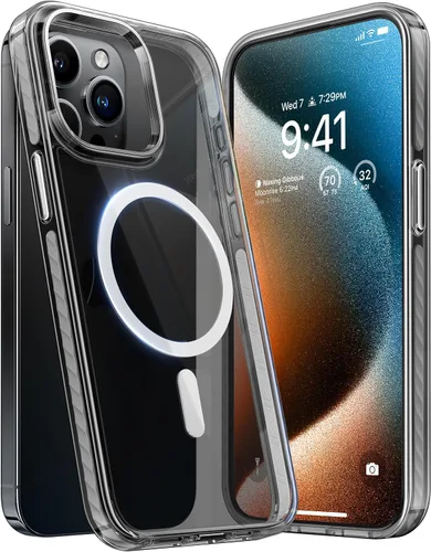 Miniatura 13 de TORRAS Funda Mate Mejorada para Estuche iPhone 14 Pro,[Protección de Grado Militar 12FT][Compatible con MagSafe] Cubierta de Teléfono Translúcida