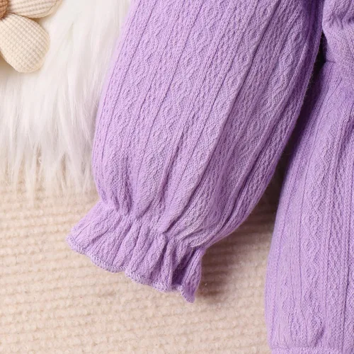 Miniatura 8 de Yccutest Mameluco de manga larga para bebé recién nacido, con volantes, para otoño e invierno