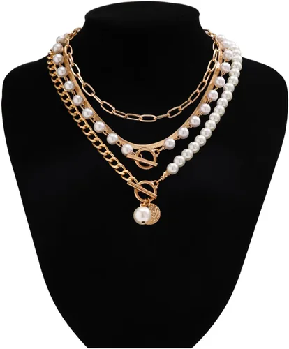 Miniatura 118 de Long tiantian Collares en capas para mujer, joyería occidental para mujer, collar de moneda apilable, collar de país, moderno, bohemio, verano