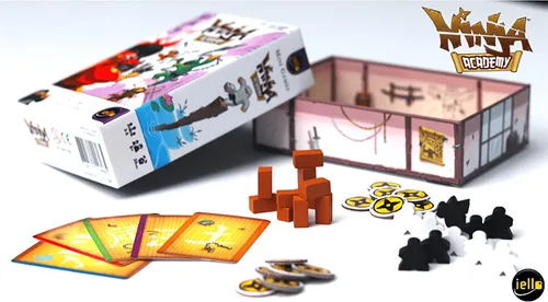 Miniatura 7 de IELLO Ninja Academy - Mini juegos, niños y familia, juegos Iello, a partir de 8 años, 3-5 jugadores, 20 minutos