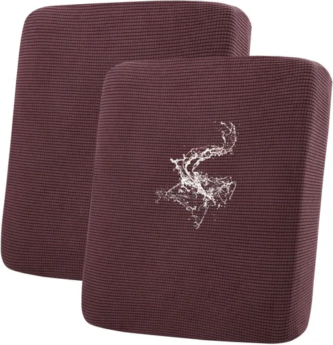 Miniatura 51 de hyha Fundas impermeables para cojines de sofá para mascotas, funda antideslizante para asiento de sofá para perros lavable, tela de jacquard Gris