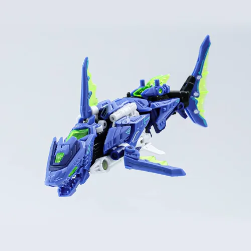 Miniatura 3 de 52TOYS Beastdrive BD-02 Hydro Bullet Shark - Figura de acción de juguete de deformación, juguetes de conversión en vehículo y bestia, regalo