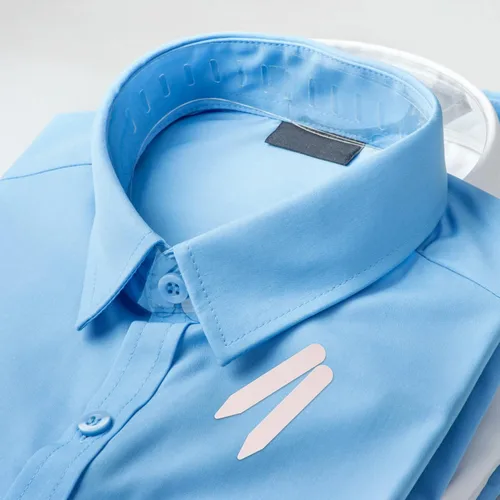 Miniatura 8 de VILLCASE Estancias de cuello blanco de plástico, refuerzos de huesos para insertos de camisas, 200 piezas