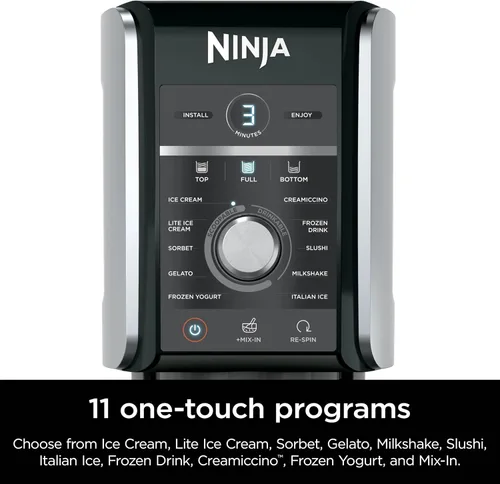 Miniatura 13 de Ninja CREAMi Deluxe - Máquina para hacer helados y postres congelados, incluye (4) recipientes de tamaño familiar de 24 oz, para helado, sorbete