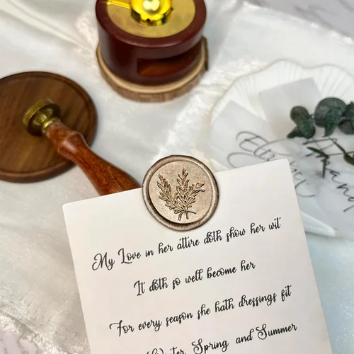 Miniatura 3 de 25 calcomanías para sellos de cera, hechas a mano, autoadhesivas, para invitaciones de bodas, sobres, envoltura de regalo, Navidad