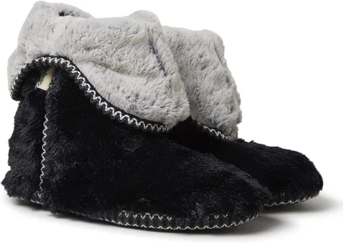 Miniatura 3 de Dearfoams Pantuflas plegables Beth Furry para mujer