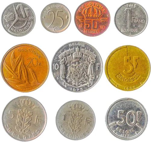 Miniatura 34 de Malta 10 Monedas Mixtas Moneda Maltesa Mils Céntimos Desde 1972