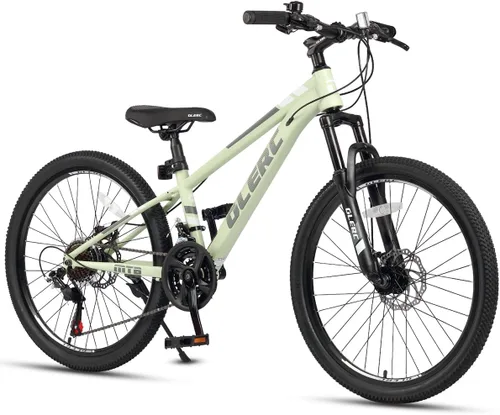 Miniatura 14 de Glerc Bicicleta de montaña para niños de 20, 24 y 26 pulgadas, bicicleta de montaña para niños y niñas a partir de 6 años, bicicleta Skyline de 21