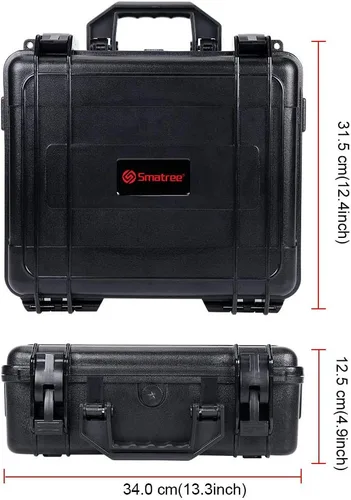 Miniatura 3 de Smatree Funda rígida de transporte de 13.4 L compatible con DJI Mavic 2 Pro/Mavic 2 Zoom Fly More Combo (edición actualizada), funda rígida