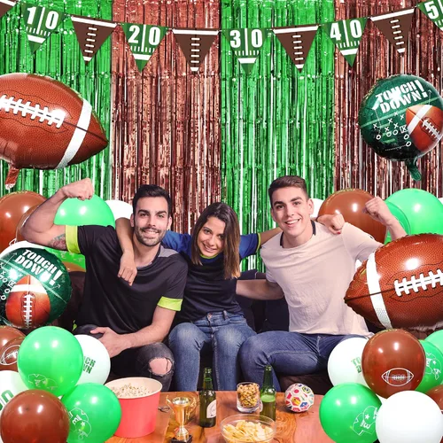 Miniatura 7 de 39 piezas de decoraciones de fiesta de fútbol suministros de fiesta de fútbol para decoración temática de fútbol