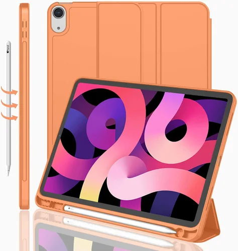 Miniatura 13 de iMieet Funda para iPad Air de 11 pulgadas M3 (2025) / M2 (2024), iPad Air de 5ª/4ª generación 2022/2020 de 10.9 pulgadas con soporte para lápices