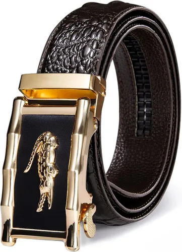 Miniatura 4 de Barry Wang - Hebilla de cinturón para hombre, hebilla extraíble, ajustable, sin correa de cuero