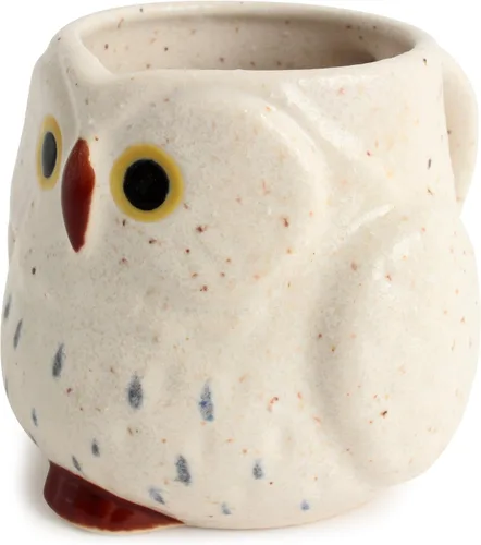 Miniatura 15 de Mino ware - Taza de cerámica japonesa con forma de búho, hecha en Japón (importación de Japón) CPM102 (rosa clavel)