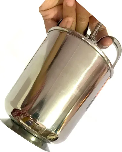 Miniatura 7 de DBY Medu Vada Maker - Dispensador de acero inoxidable - Plateado - Estilo moderno - Perfectamente formado y crujiente Medu Vada