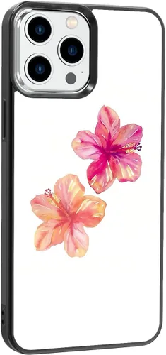 Miniatura 134 de Funda de teléfono de playa de verano a prueba de golpes y protectora con hibisco, bonitas fundas de teléfono para iPhone XR jamaica (Hibiscus Flower)