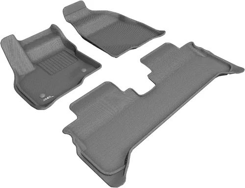 Miniatura 11 de 3D MAXpider Tapete KAGU de ajuste personalizado (negro), compatible con Chevrolet Bolt EV 2017-2023 - Segunda fila Trasero