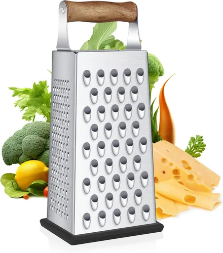 Miniatura 10 de Rallador de Queso Rallador de Caja (Rotativo de Mano con Protección Blanca)