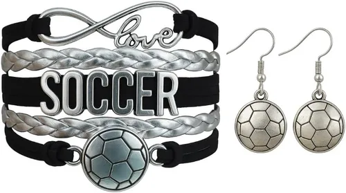 Miniatura 4 de Sportybella - Pulsera de fútbol ajustable, regalo para jugadores