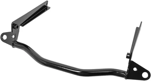 Miniatura 9 de Barra de soporte de luz de motocicleta, abrazadera de soporte de señal de giro para Harley Heritage Softail Fatboy 2002-2017, negro