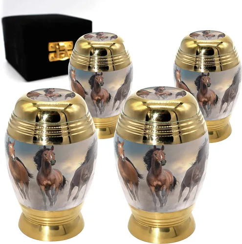 Miniatura 10 de Aurora Borealis Urna de cremación para cenizas para adultos, hombres y mujeres, Urnas de cremación personalizadas para cenizas humanas, urnas