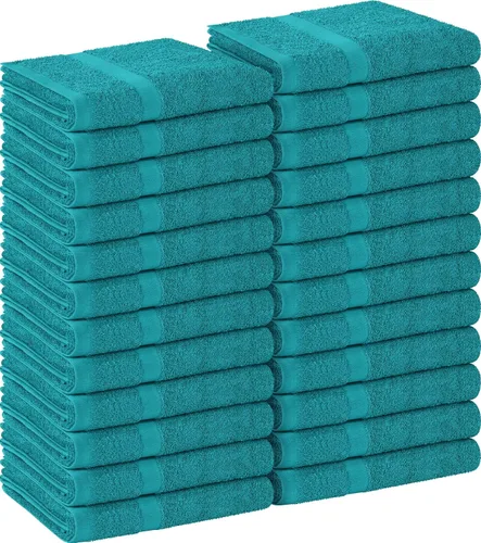 Miniatura 15 de Utopia Towels, Paquete de 24 toallas de salón, no a prueba de blanqueador, 16 x 27 pulgadas, toallas de algodón altamente absorbentes para manos