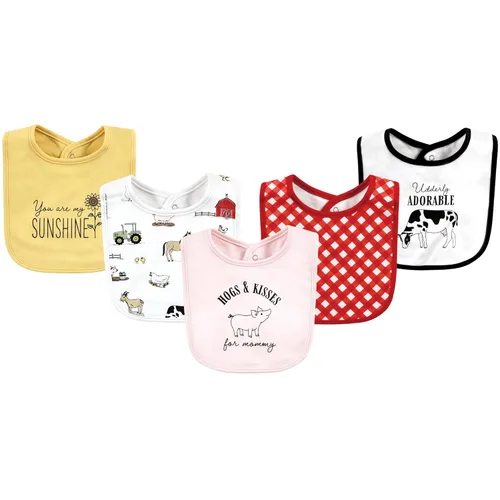 Miniatura 17 de Hudson - Babero unisex de algodón para bebé, baberos de algodón, talla única , Cactus rosa