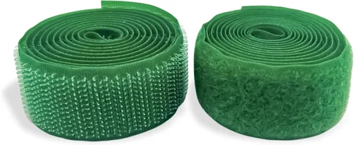 Miniatura 71 de Cinta de gancho y bucle de 4 pulgadas de ancho, verde follaje, para coser, no adhesiva, de 1 yarda de largo, cinta de gancho y bucle de nylon verde