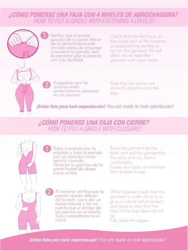 Miniatura 6 de M&D 0080 Slimming Firme Faja de Cuerpo Completo para Mujer Fajas Colombianas