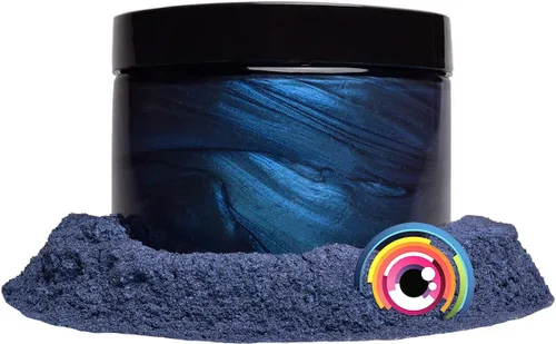 Miniatura 3 de Pigmento en polvo de mica "Angel Blue" (1.76 oz o 50 gr) multiusos para manualidades y manualidades, aditivo carpintería, epoxi, resina, bombas